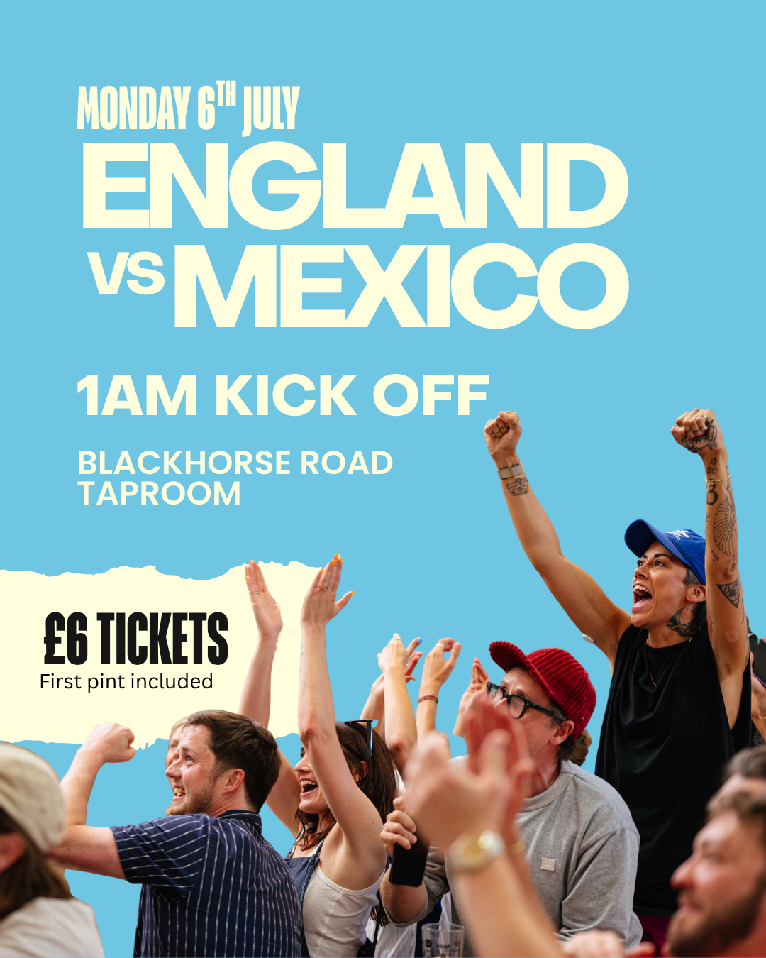 World Cup: England vs Mexico (Blackhorse Road)