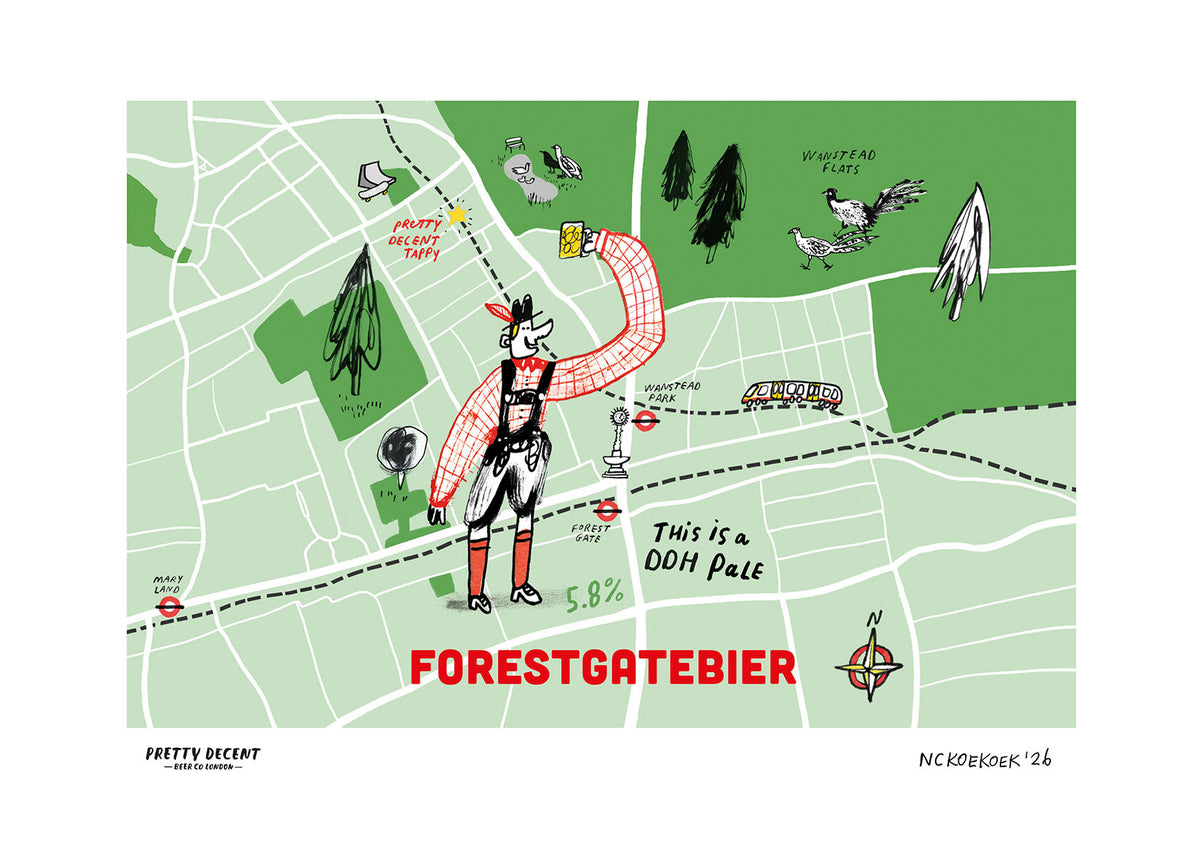 Forestgatebier - A4 Print