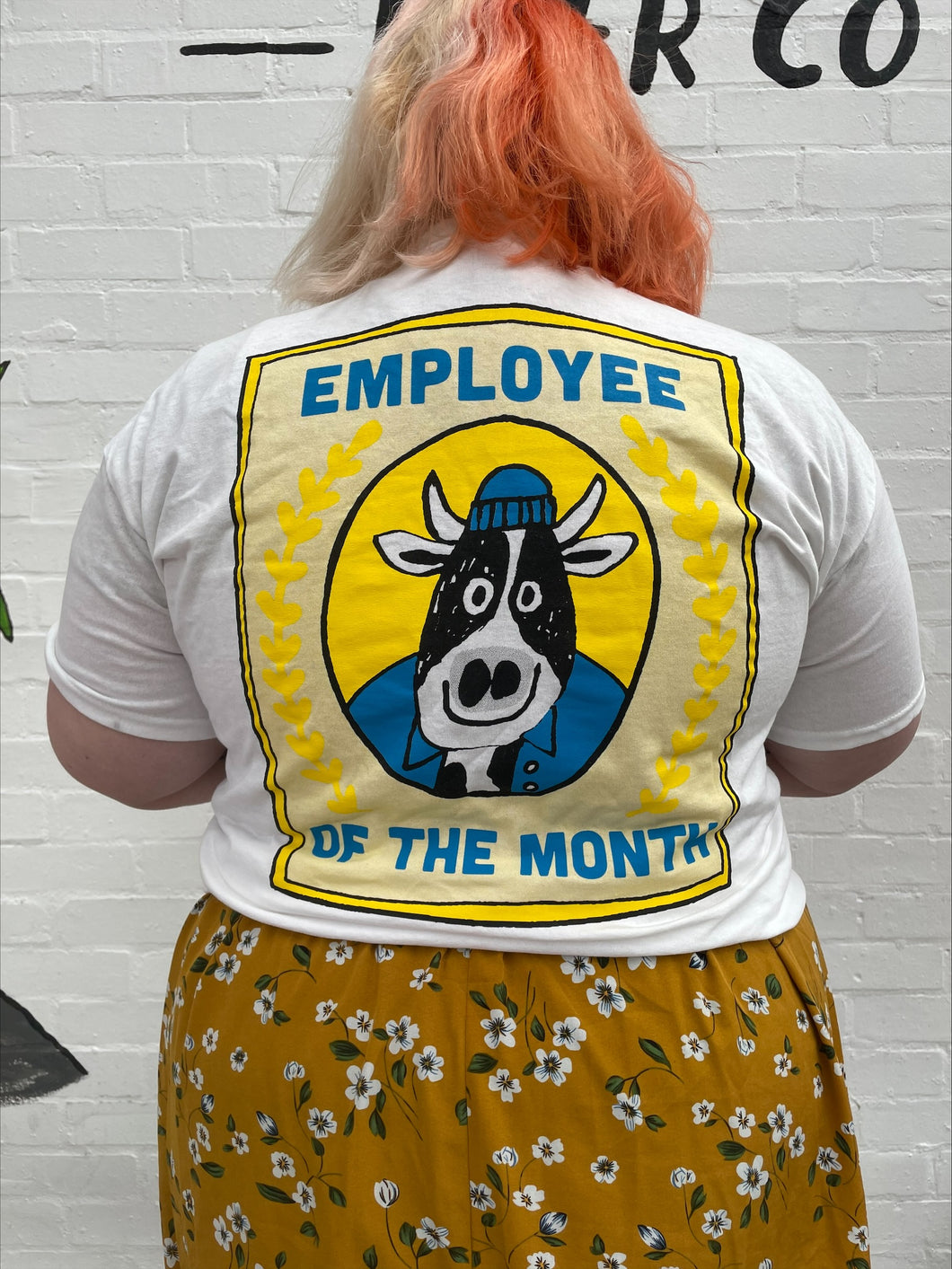 Employee of the Month T-Shirt (White)