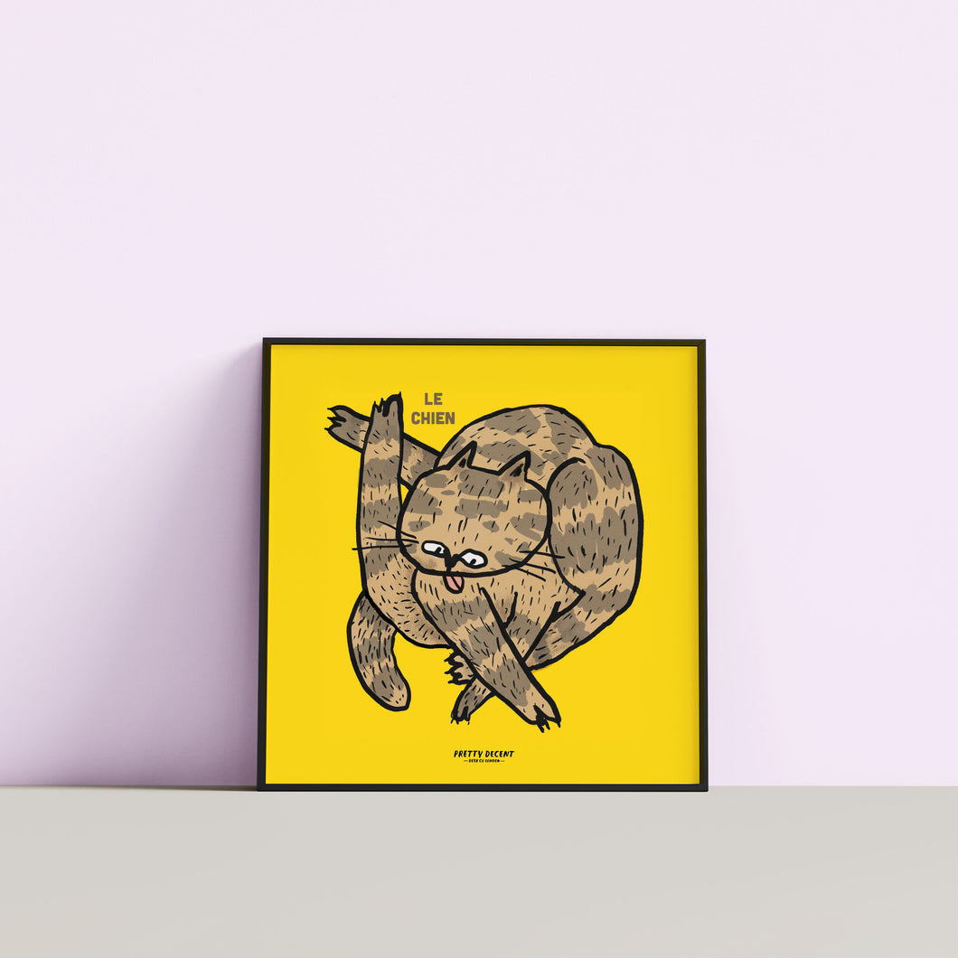 Le Chien - 30x30cm