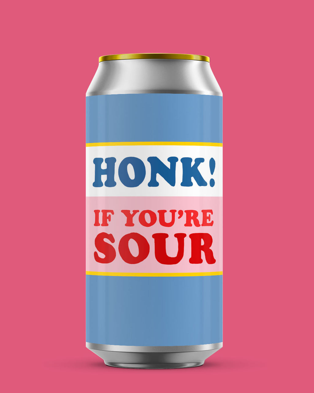 Raspberry blueberry redcurrant sour beer 440ml can Pretty Decent Beer Co