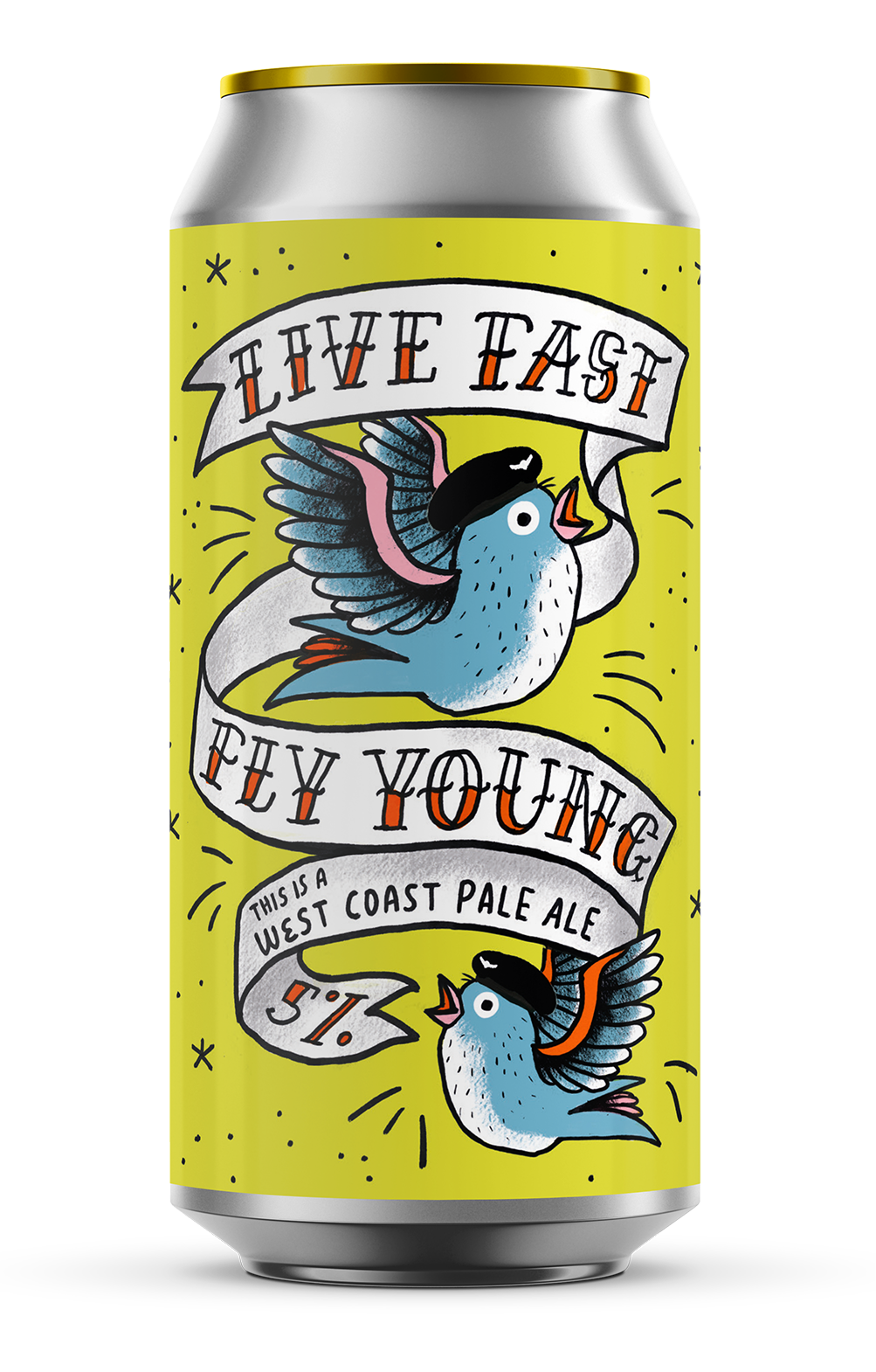 Live Fast, Fly Young - West Coast Pale Ale 5%