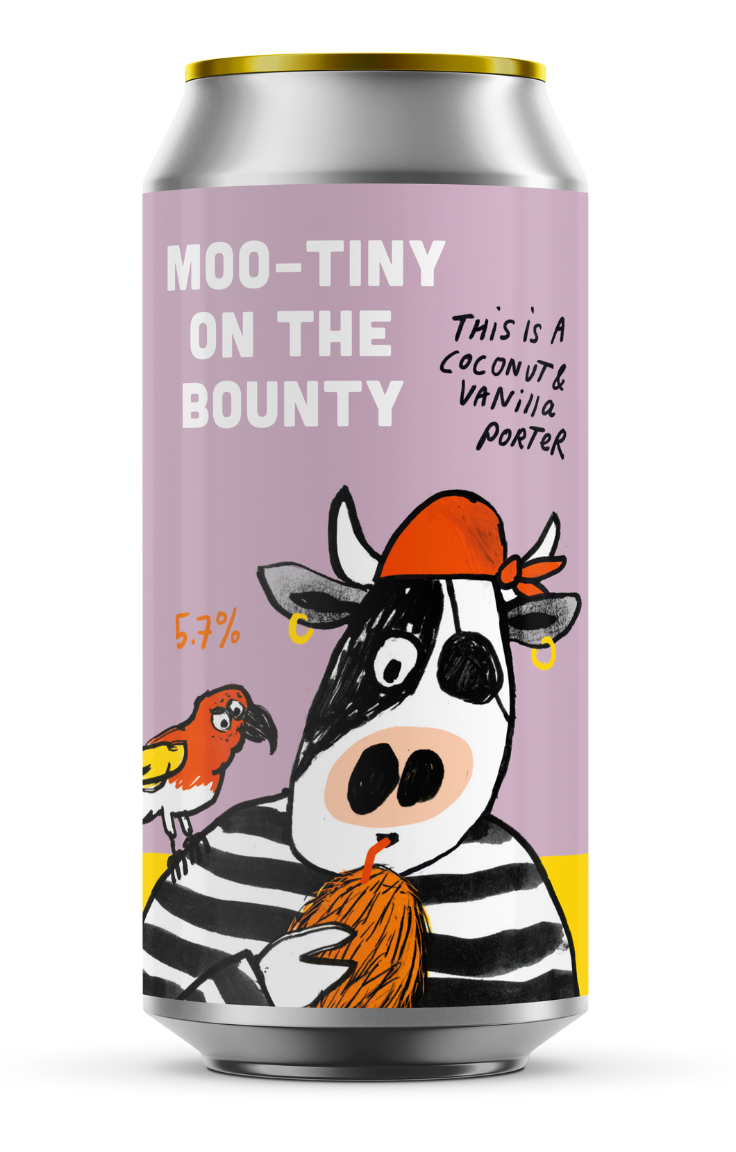 Moo-tiny on the Bounty -  Coconut and Vanilla Porter 5.7%