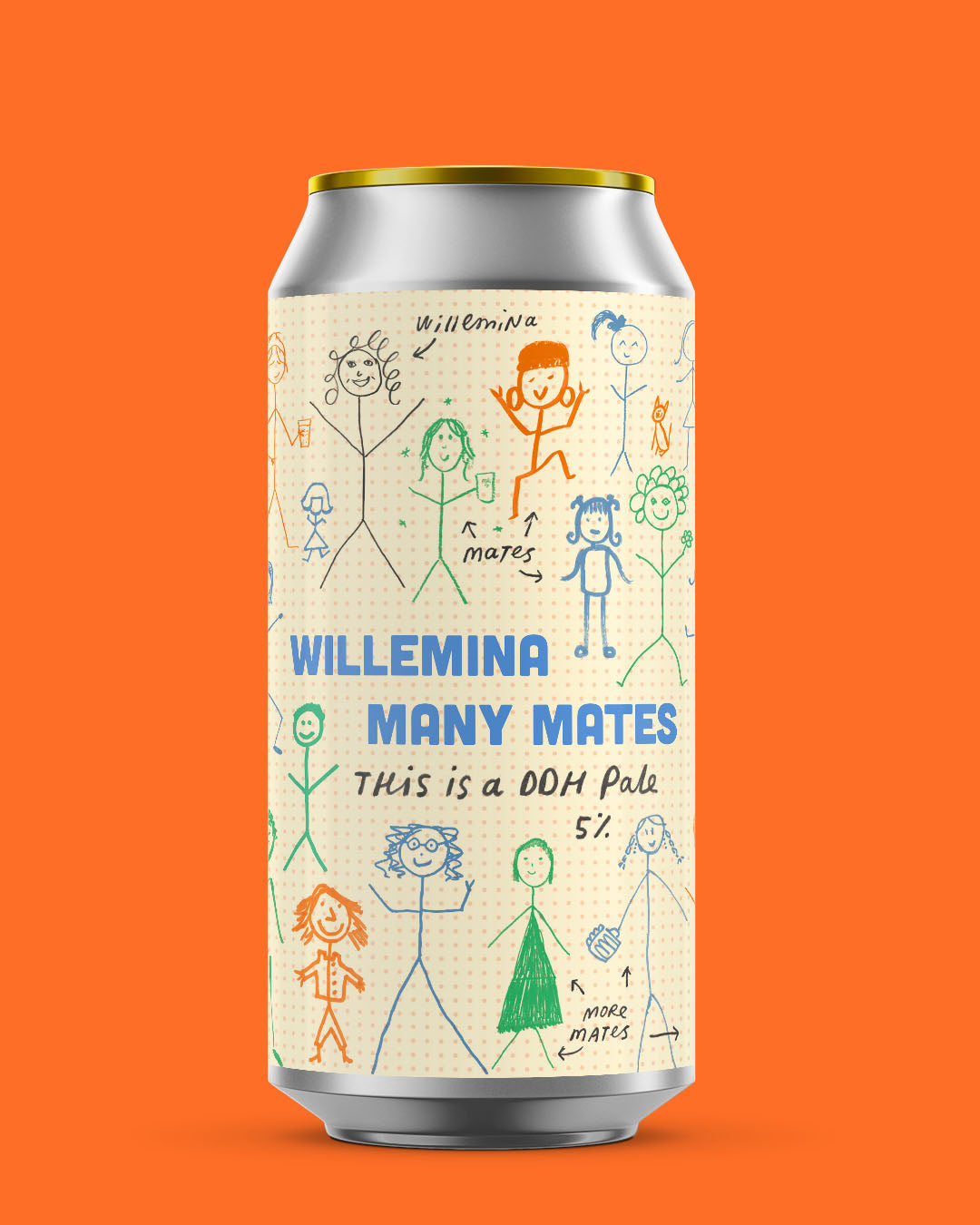 Willemina Many Mates - 5% DDH Pale Ale