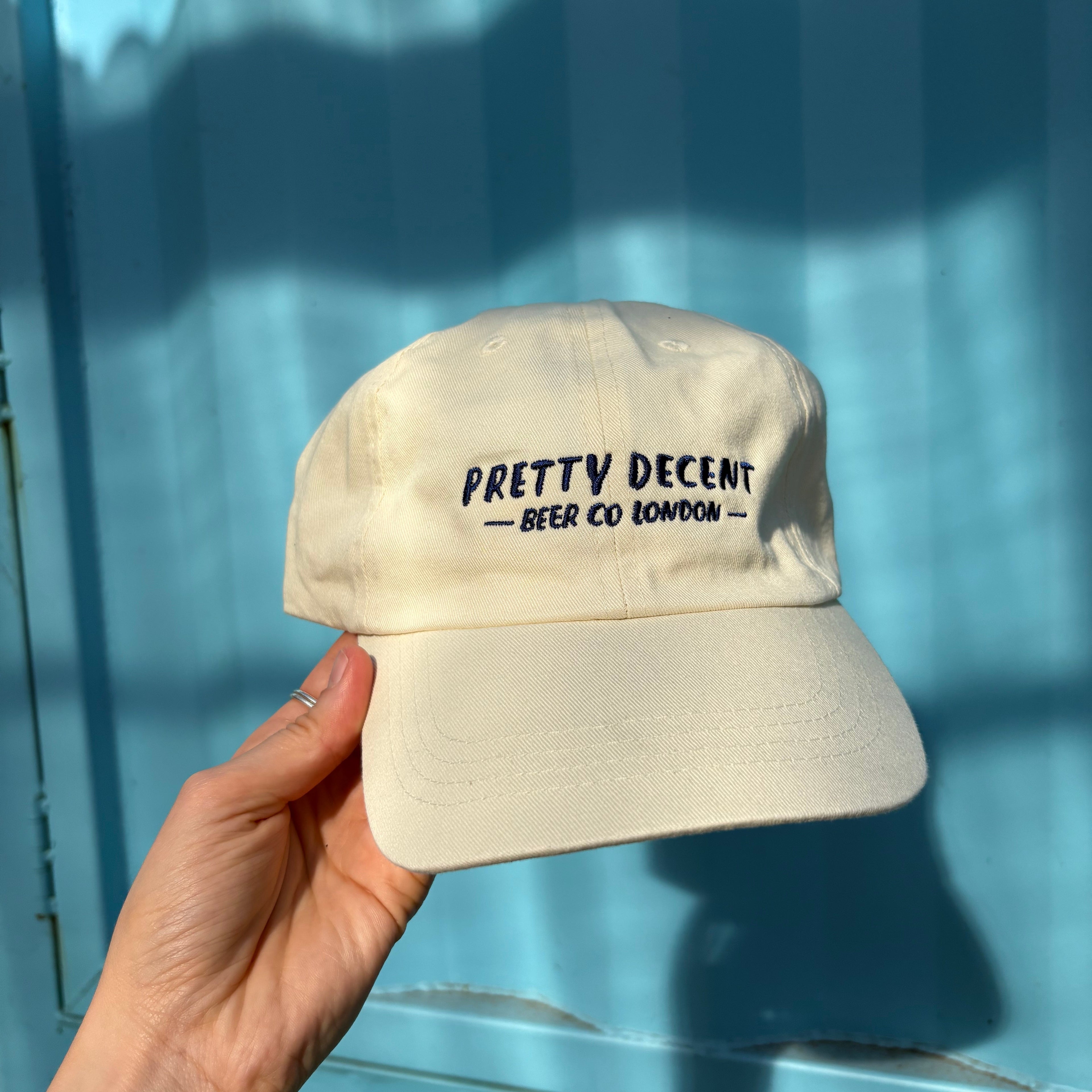 Pretty Decent Logo Cap - Beige