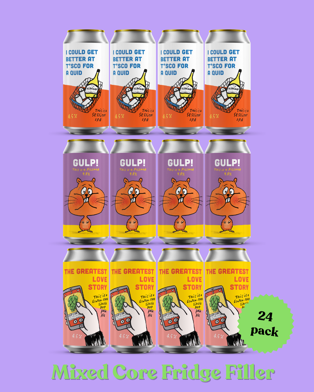 Fill Your Fridge With: Mixed Cores – Pretty Decent Beer Co
